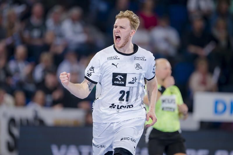 THW Kiel vs HC Erlangen, 28:24 (12:9)