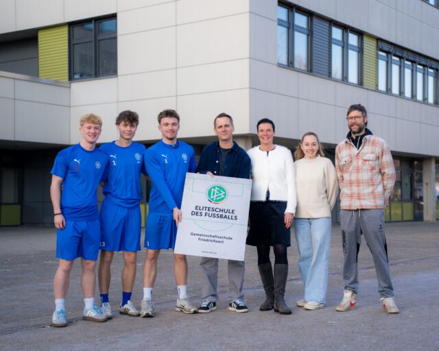 KSV, Gemeinschaftsschule Friedrichsort bleibt DFB-Eliteschule